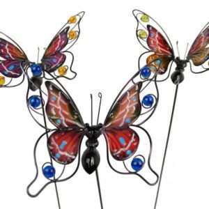 Farfalle da giardino in metallo