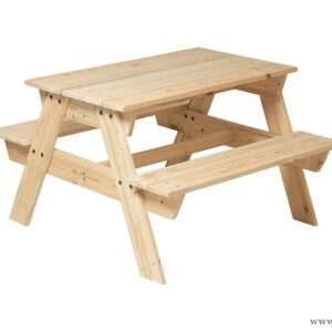 Tavolo da picnic in legno per bambini